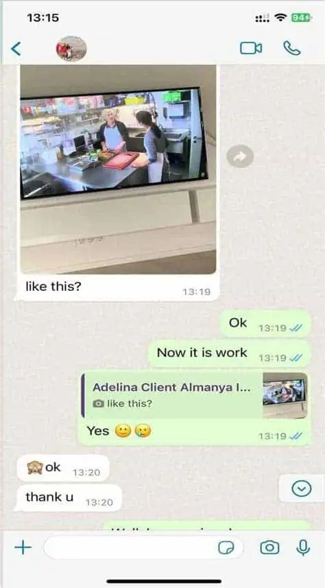WeSellIPTV customer review on WhatsApp 7